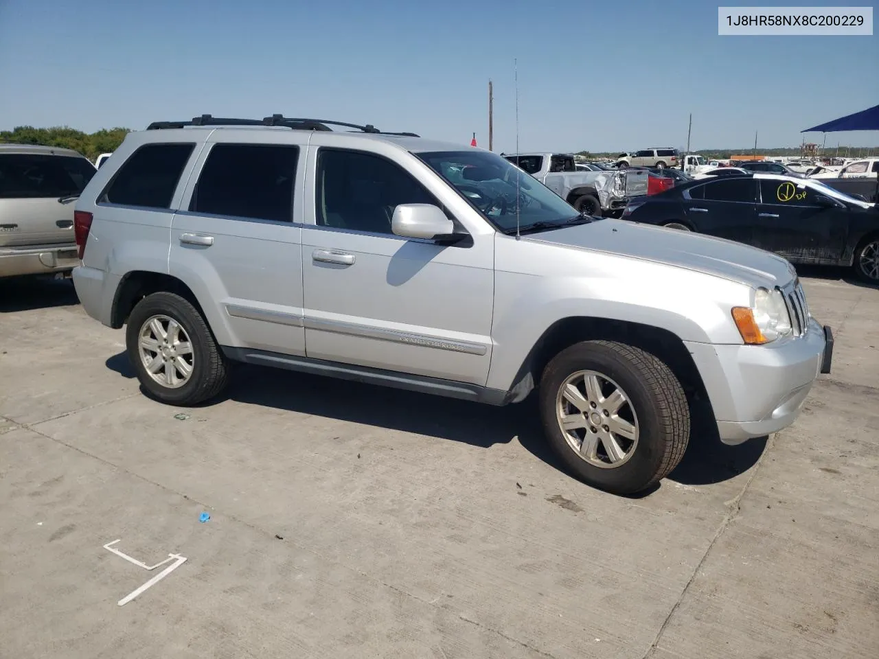 2008 Jeep Grand Cherokee Limited VIN: 1J8HR58NX8C200229 Lot: 71752484