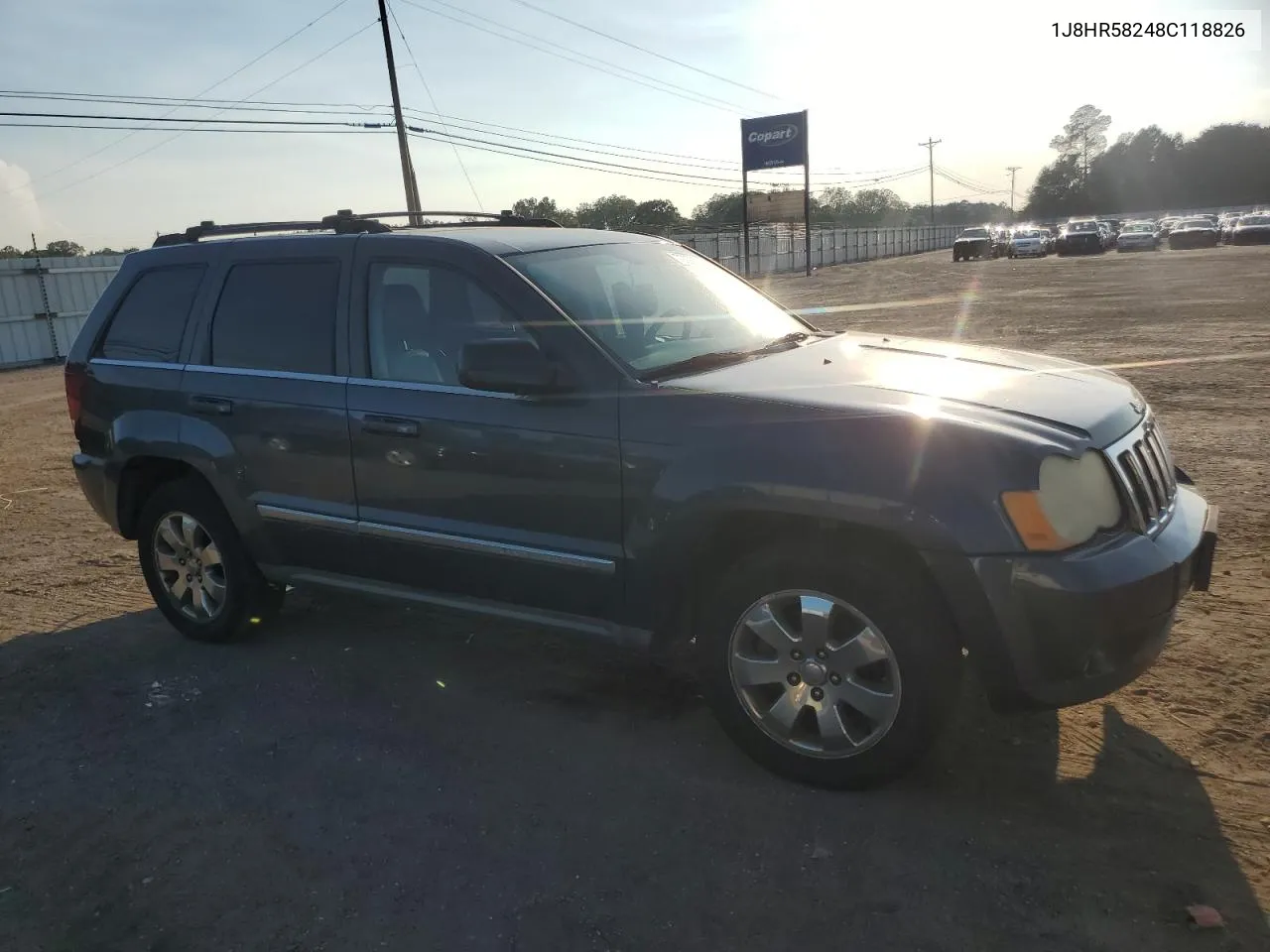 1J8HR58248C118826 2008 Jeep Grand Cherokee Limited