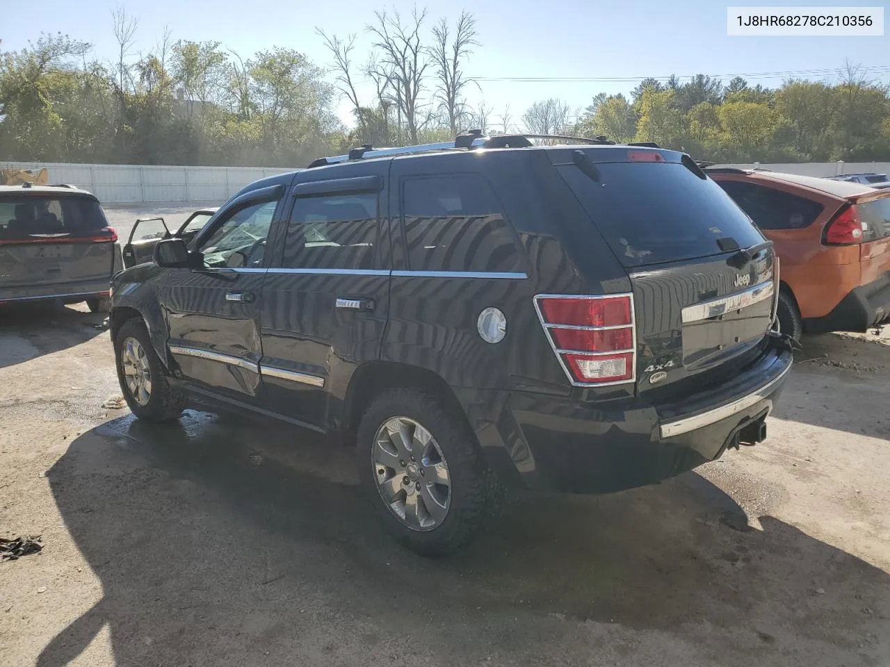 2008 Jeep Grand Cherokee Overland VIN: 1J8HR68278C210356 Lot: 73748354