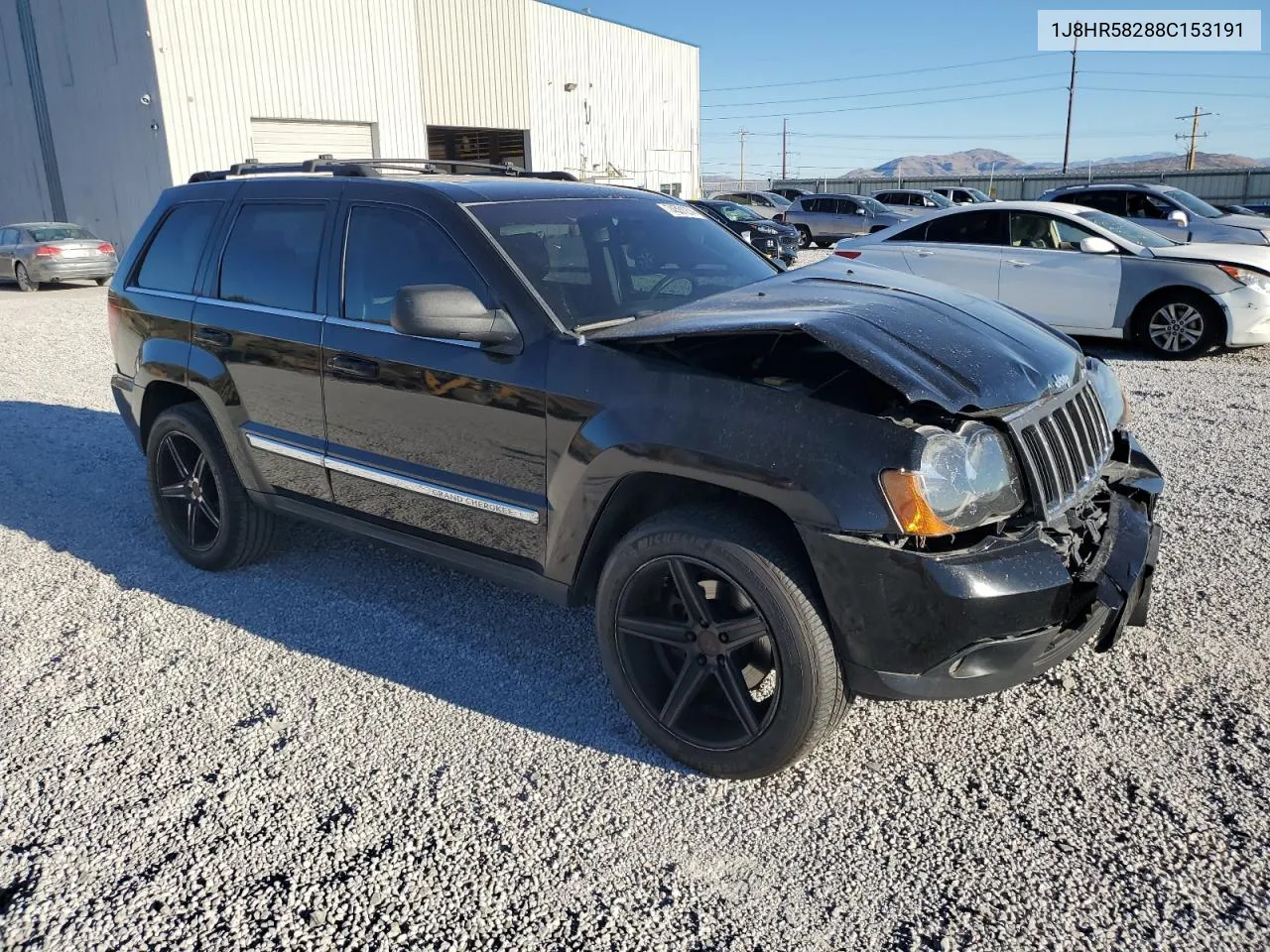 2008 Jeep Grand Cherokee Limited VIN: 1J8HR58288C153191 Lot: 74531274