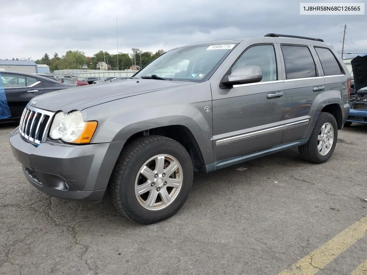 2008 Jeep Grand Cherokee Limited VIN: 1J8HR58N68C126565 Lot: 74906774