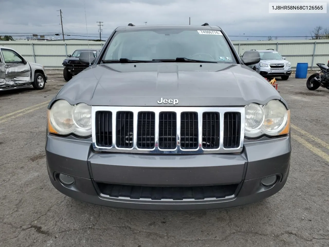 2008 Jeep Grand Cherokee Limited VIN: 1J8HR58N68C126565 Lot: 74906774