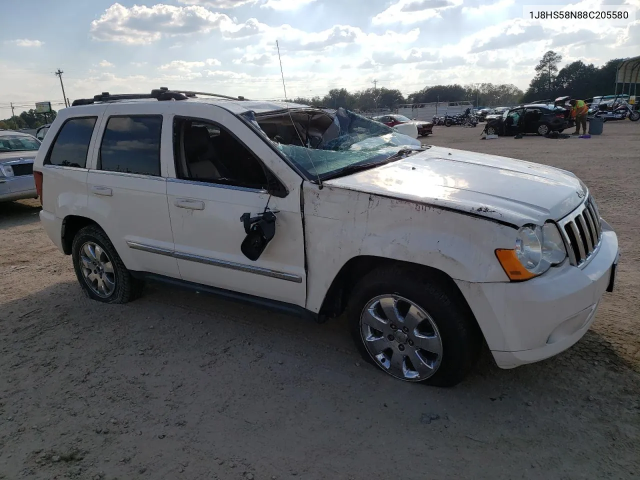 2008 Jeep Grand Cherokee Limited VIN: 1J8HS58N88C205580 Lot: 75283244