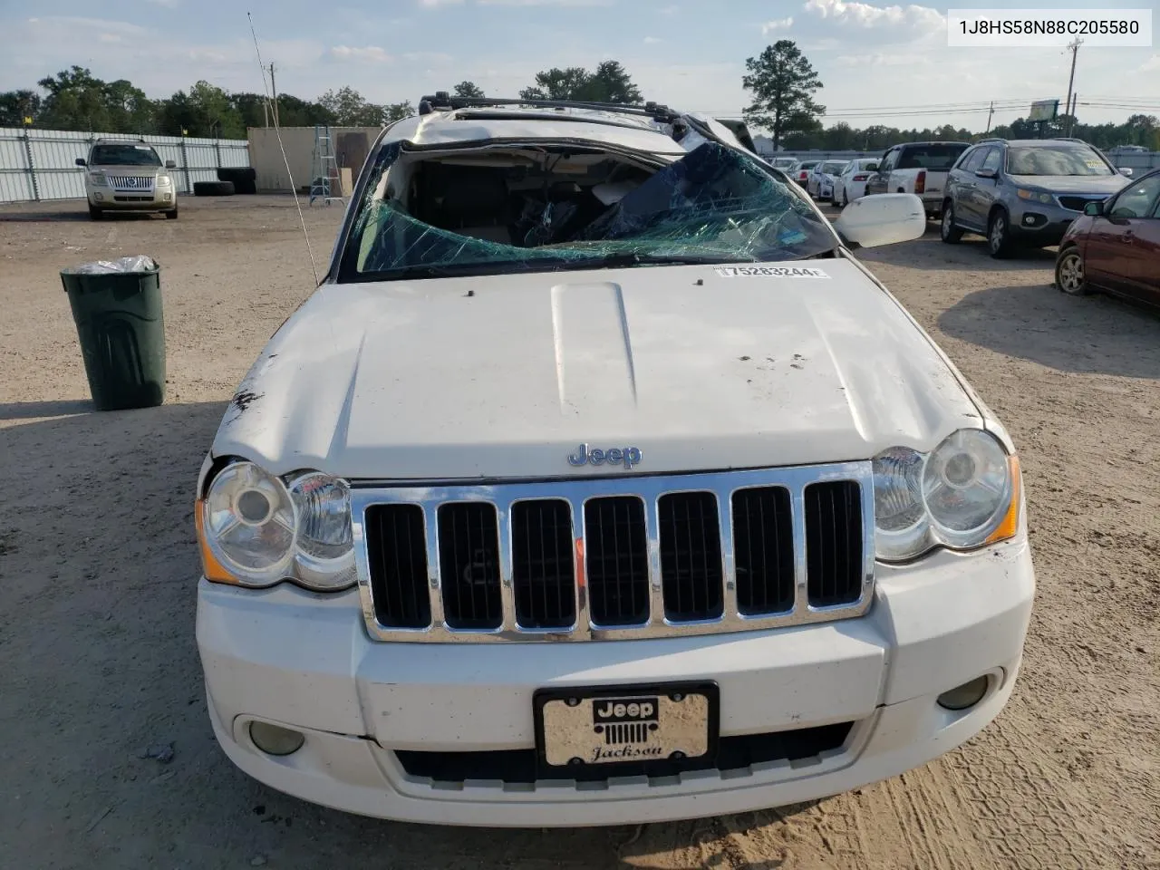 2008 Jeep Grand Cherokee Limited VIN: 1J8HS58N88C205580 Lot: 75283244