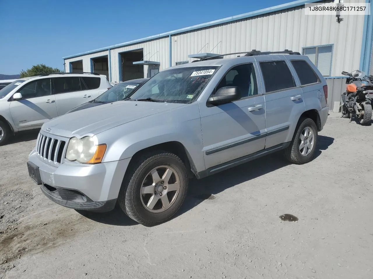 1J8GR48K68C171257 2008 Jeep Grand Cherokee Laredo