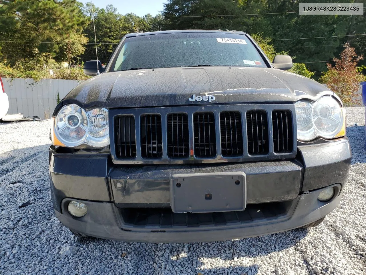 2008 Jeep Grand Cherokee Laredo VIN: 1J8GR48K28C223435 Lot: 75415114