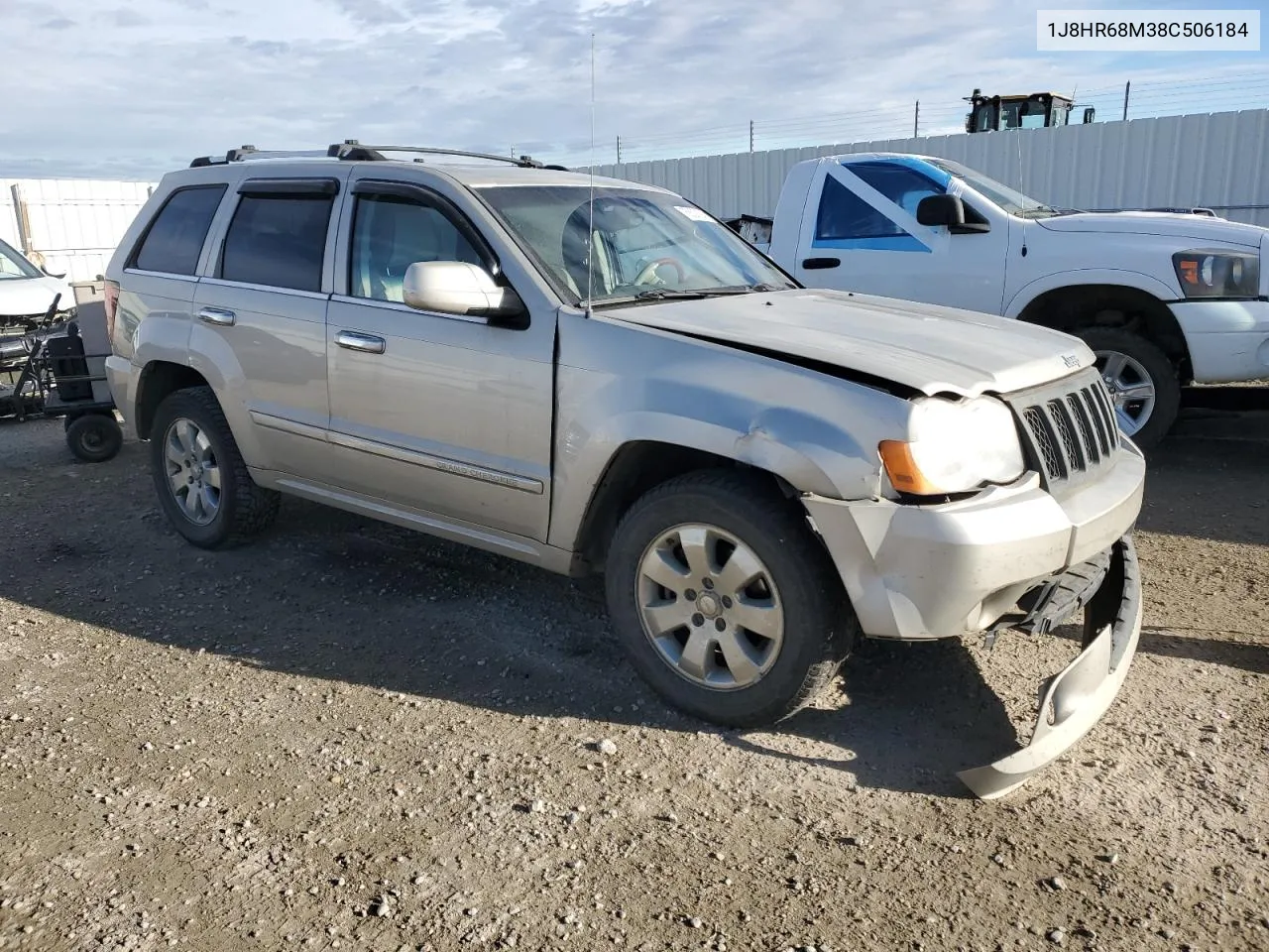 2008 Jeep Grand Cherokee Overland VIN: 1J8HR68M38C506184 Lot: 75833194