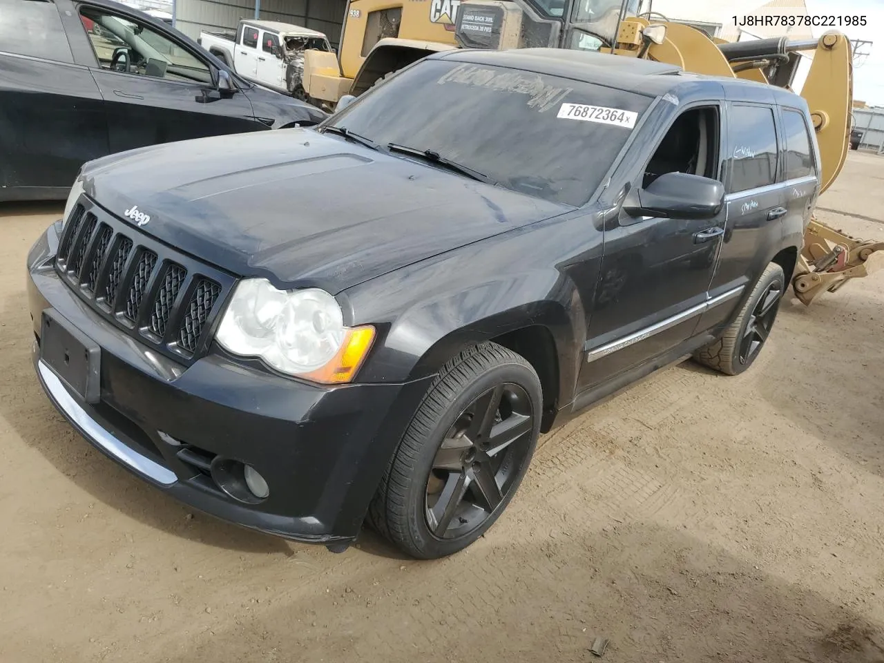 2008 Jeep Grand Cherokee Srt-8 VIN: 1J8HR78378C221985 Lot: 76872364