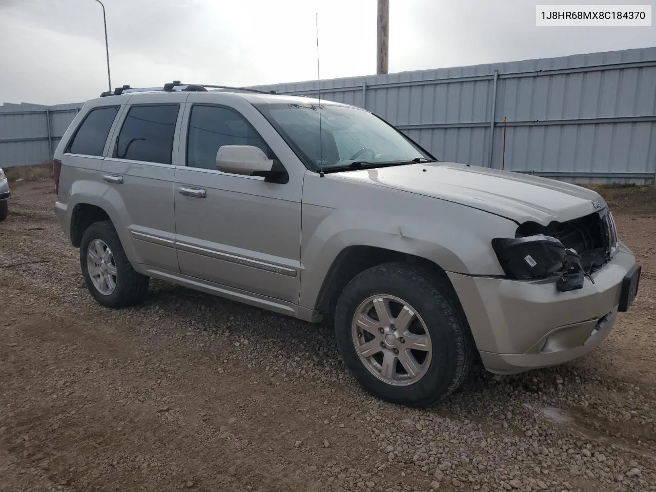 2008 Jeep Grand Cherokee Overland VIN: 1J8HR68MX8C184370 Lot: 78354354