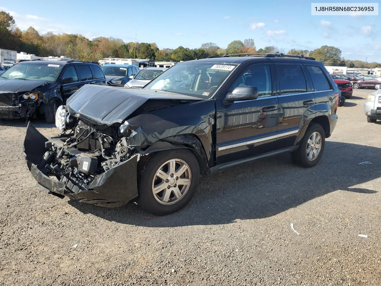 2008 Jeep Grand Cherokee Limited VIN: 1J8HR58N68C236953 Lot: 78539114