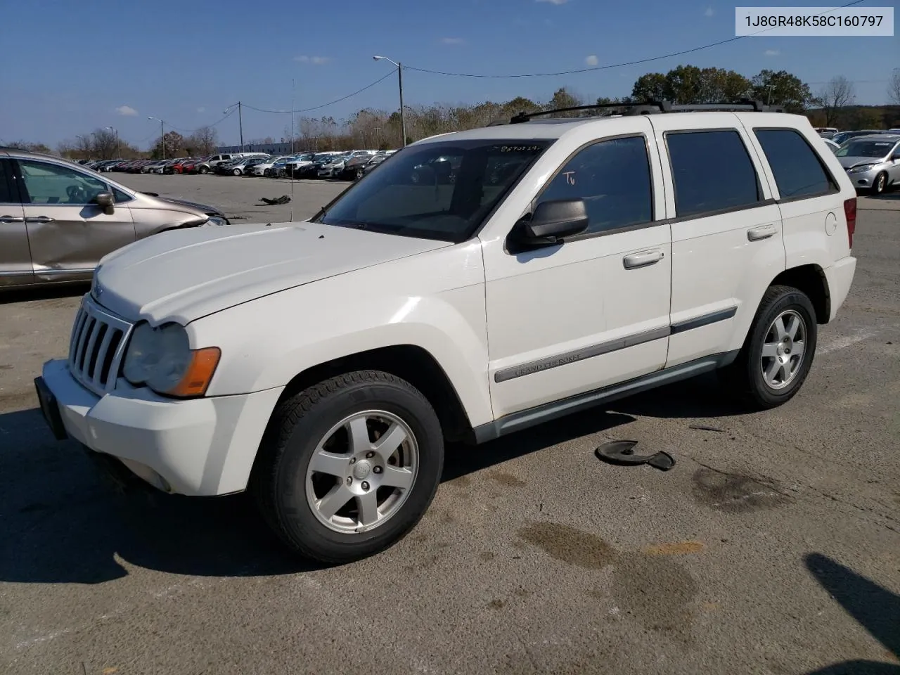 2008 Jeep Grand Cherokee Laredo VIN: 1J8GR48K58C160797 Lot: 78570724