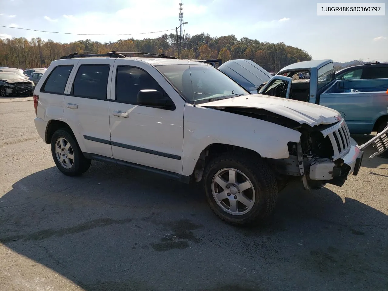 2008 Jeep Grand Cherokee Laredo VIN: 1J8GR48K58C160797 Lot: 78570724