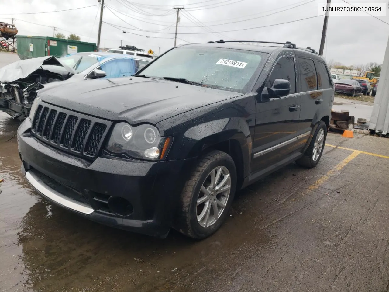 2008 Jeep Grand Cherokee Srt-8 VIN: 1J8HR78358C100954 Lot: 79218914