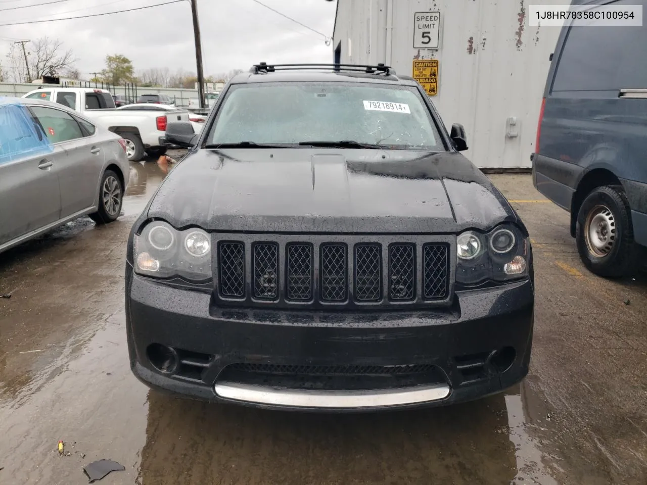 2008 Jeep Grand Cherokee Srt-8 VIN: 1J8HR78358C100954 Lot: 79218914