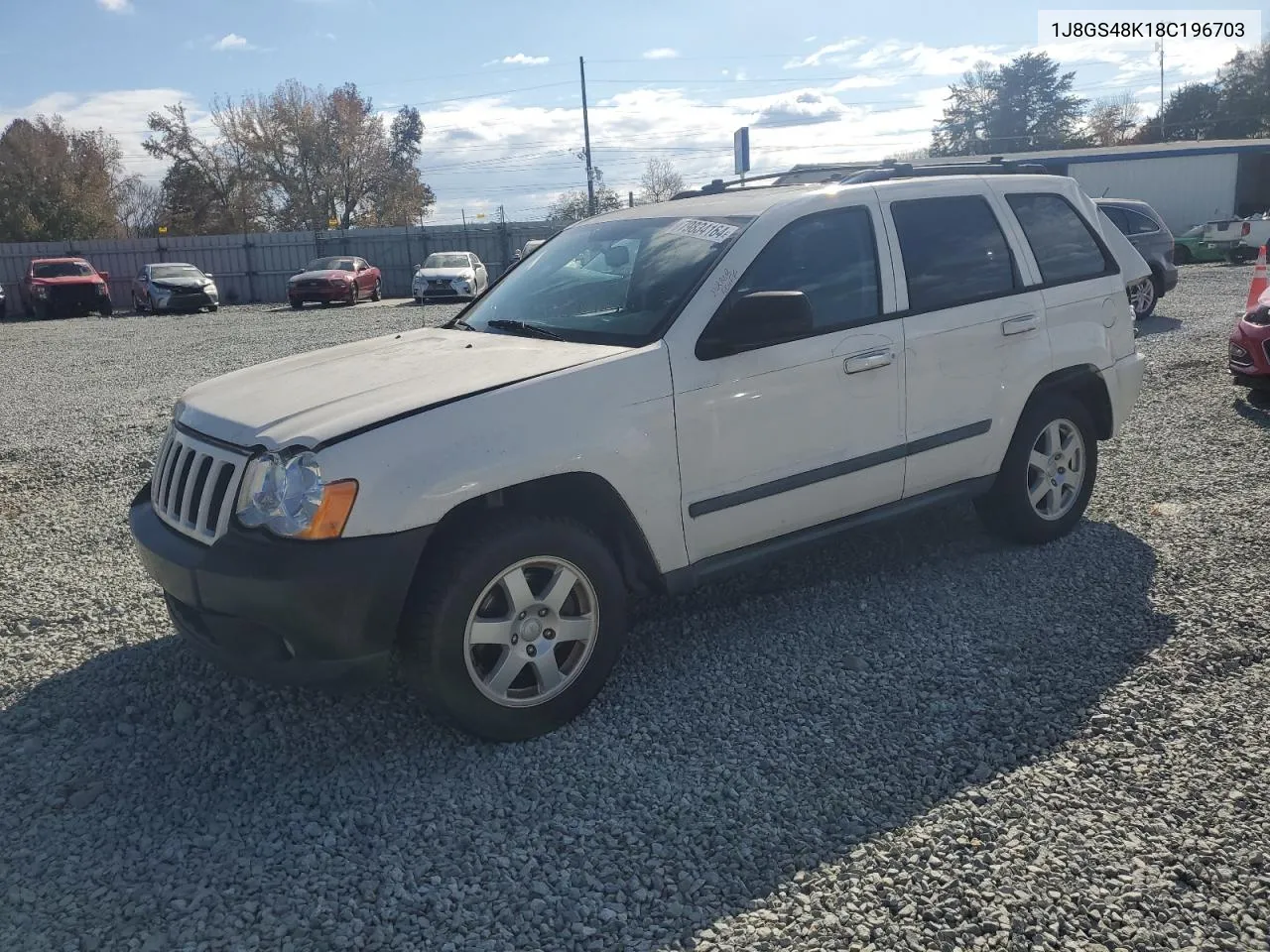 2008 Jeep Grand Cherokee Laredo VIN: 1J8GS48K18C196703 Lot: 79834164