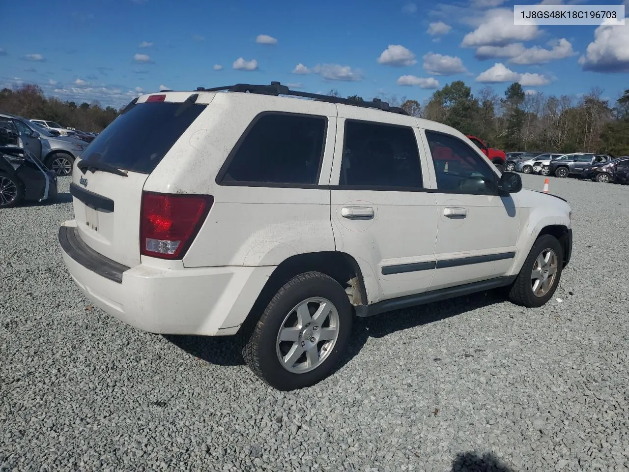 2008 Jeep Grand Cherokee Laredo VIN: 1J8GS48K18C196703 Lot: 79834164