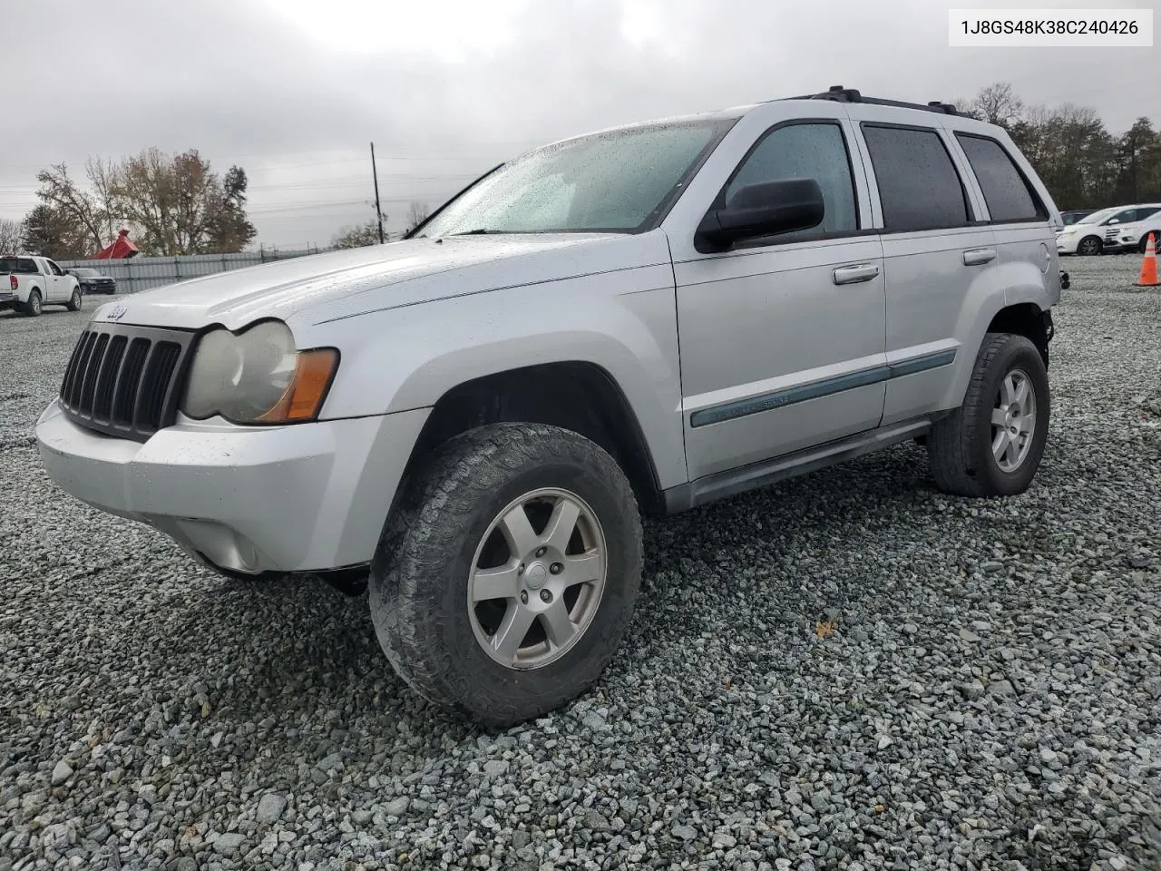 2008 Jeep Grand Cherokee Laredo VIN: 1J8GS48K38C240426 Lot: 80107934