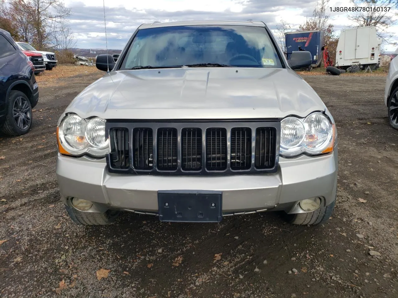 2008 Jeep Grand Cherokee Laredo VIN: 1J8GR48K78C160137 Lot: 80507814