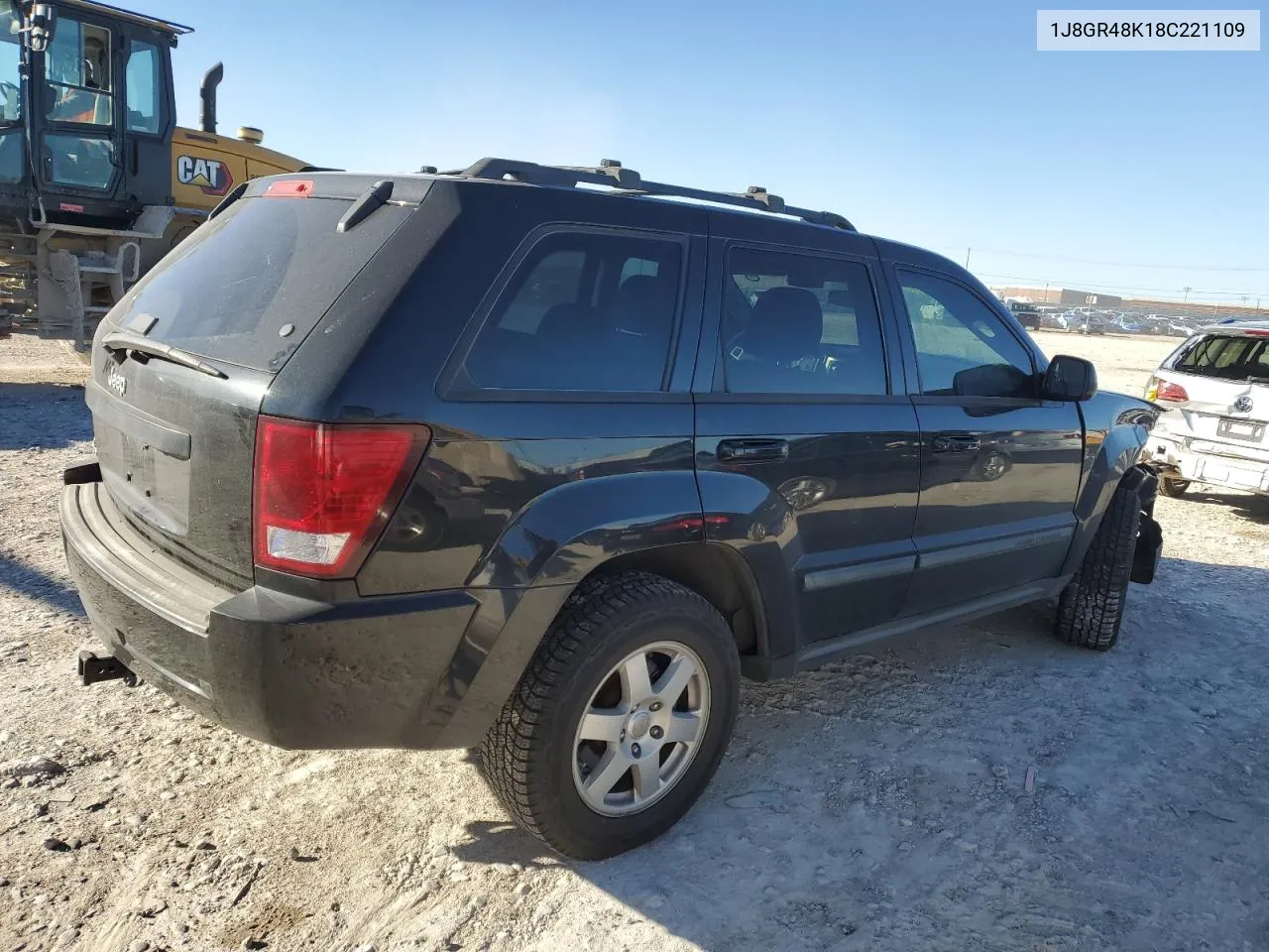 2008 Jeep Grand Cherokee Laredo VIN: 1J8GR48K18C221109 Lot: 81573924