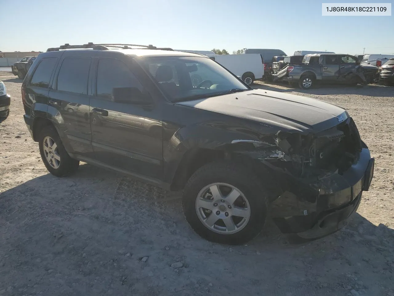 2008 Jeep Grand Cherokee Laredo VIN: 1J8GR48K18C221109 Lot: 81573924