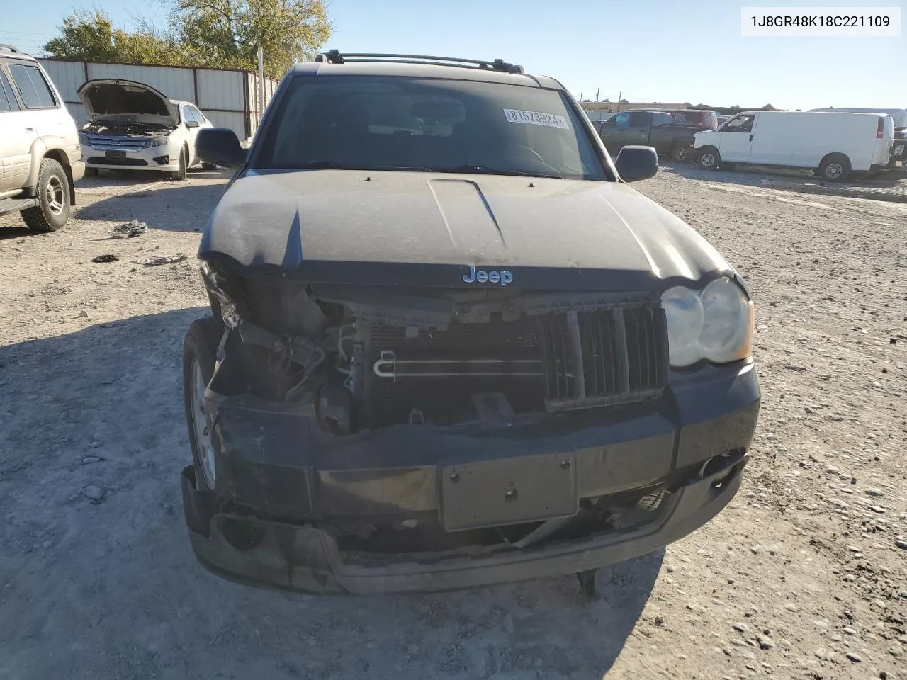 2008 Jeep Grand Cherokee Laredo VIN: 1J8GR48K18C221109 Lot: 81573924