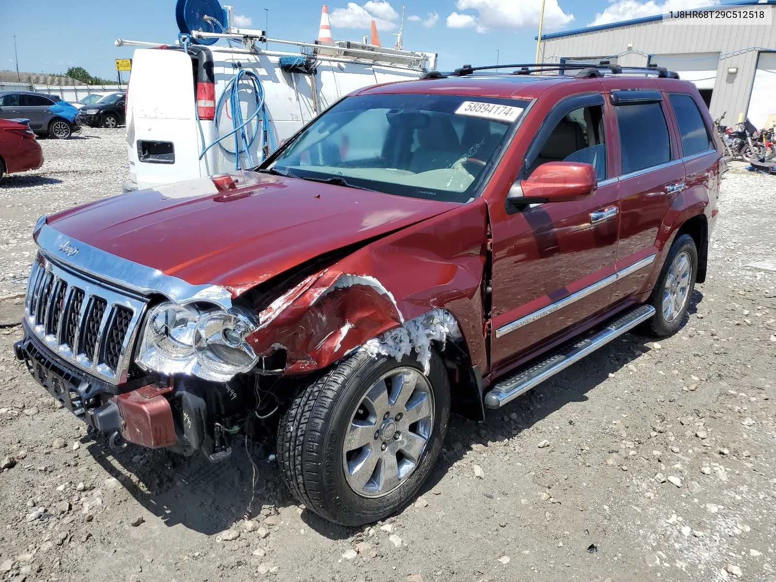 1J8HR68T29C512518 2009 Jeep Grand Cherokee Overland