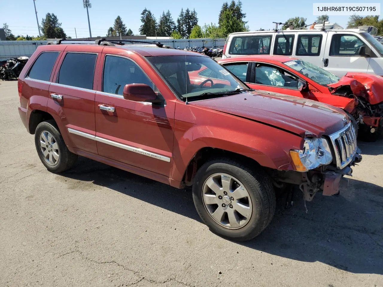 2009 Jeep Grand Cherokee Overland VIN: 1J8HR68T19C507195 Lot: 69617834