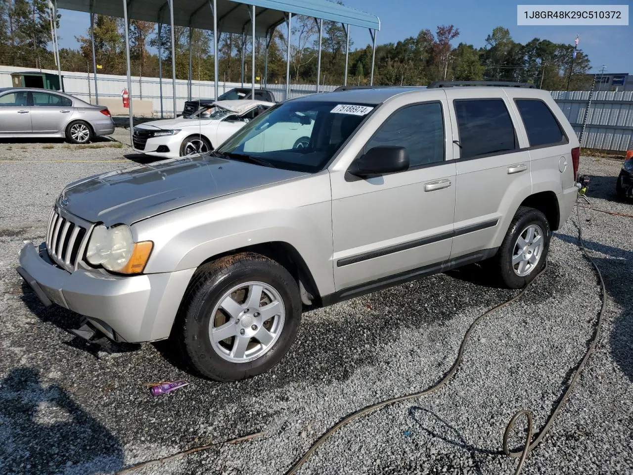 2009 Jeep Grand Cherokee Laredo VIN: 1J8GR48K29C510372 Lot: 75186974