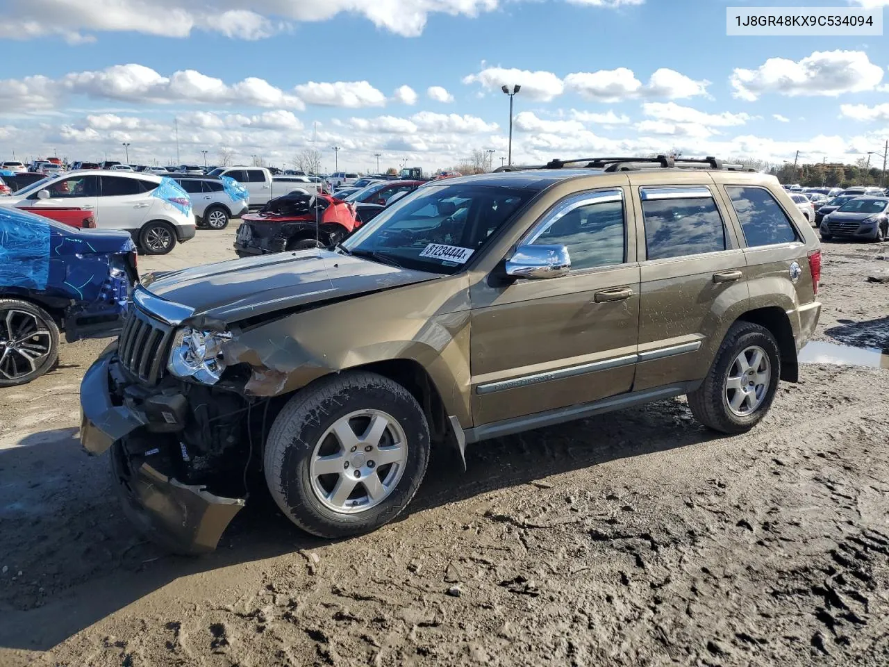 2009 Jeep Grand Cherokee Laredo VIN: 1J8GR48KX9C534094 Lot: 81234444