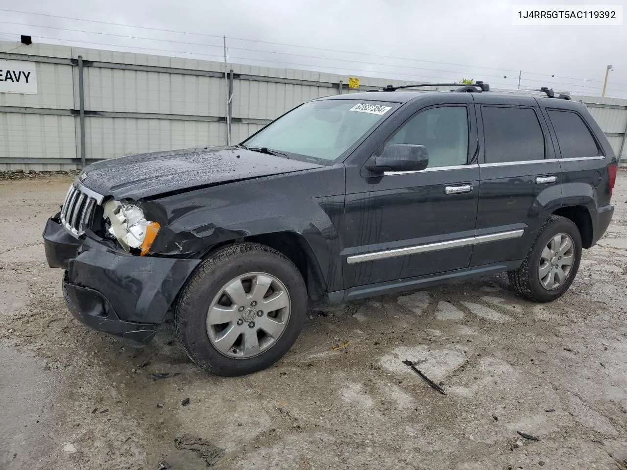 2010 Jeep Grand Cherokee Limited VIN: 1J4RR5GT5AC119392 Lot: 62627384