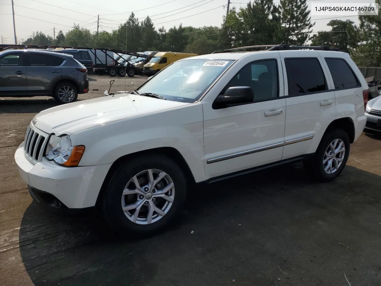 2010 Jeep Grand Cherokee Laredo VIN: 1J4PS4GK4AC146709 Lot: 64602644