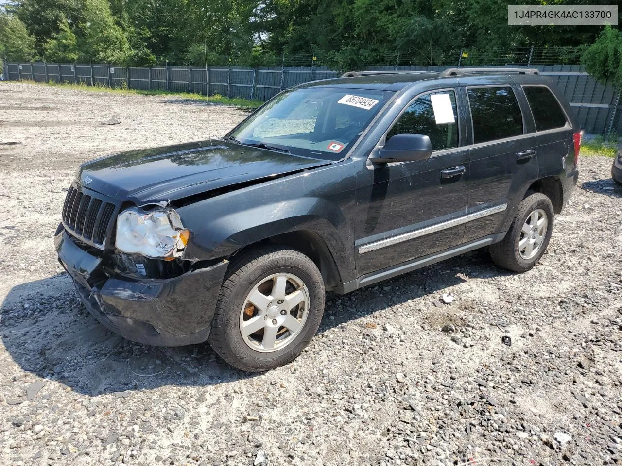 1J4PR4GK4AC133700 2010 Jeep Grand Cherokee Laredo