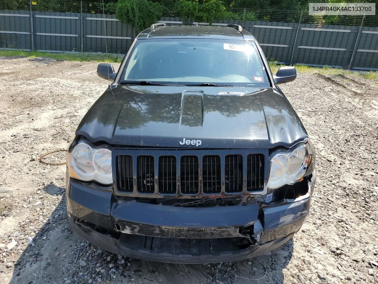 2010 Jeep Grand Cherokee Laredo VIN: 1J4PR4GK4AC133700 Lot: 65704934