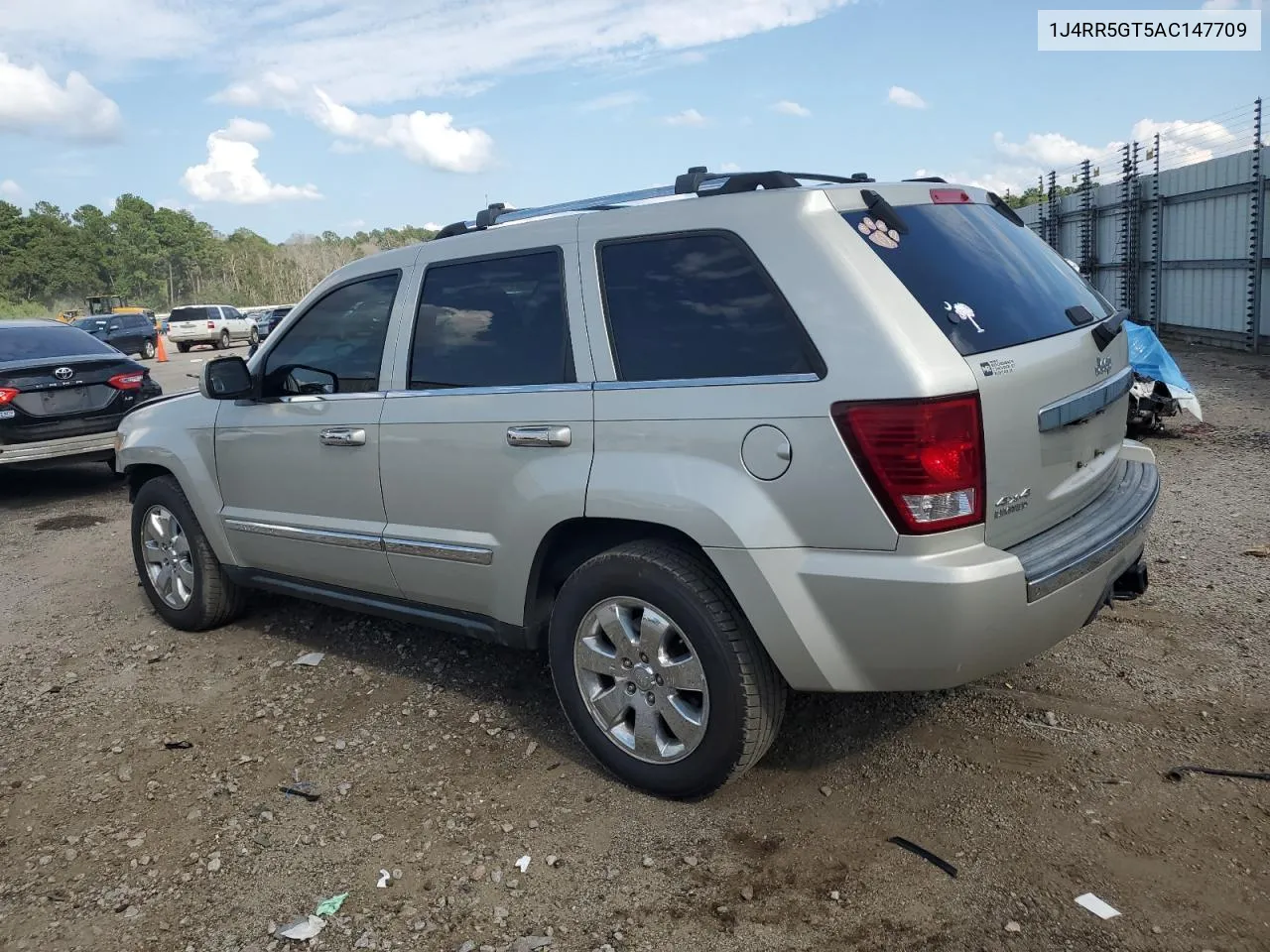 2010 Jeep Grand Cherokee Limited VIN: 1J4RR5GT5AC147709 Lot: 67838324