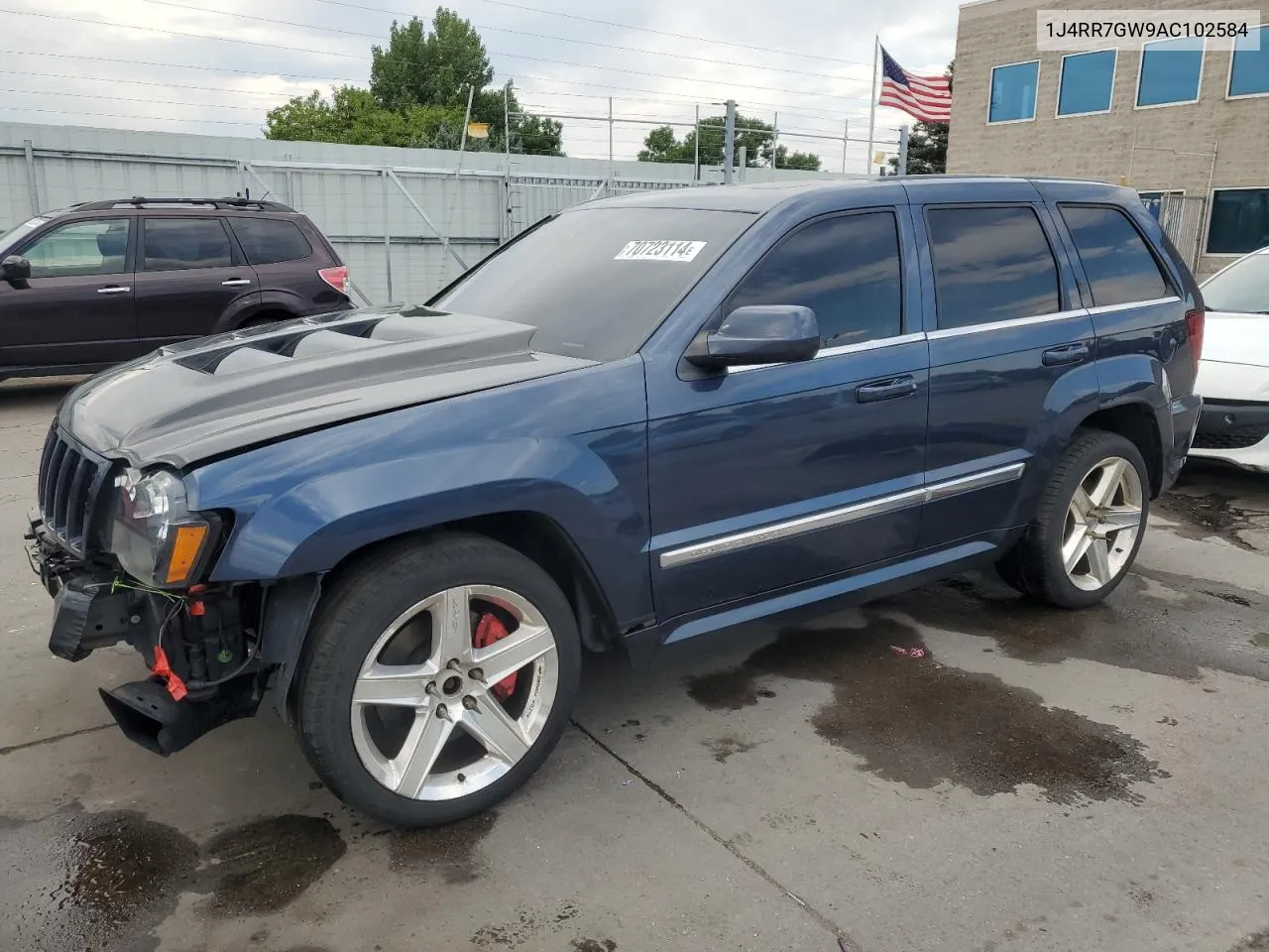 1J4RR7GW9AC102584 2010 Jeep Grand Cherokee Srt-8