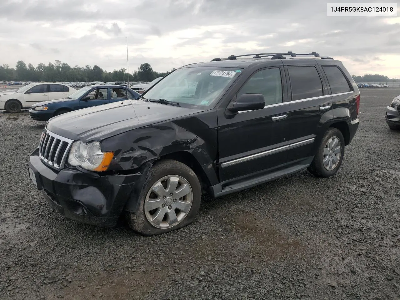 2010 Jeep Grand Cherokee Limited VIN: 1J4PR5GK8AC124018 Lot: 72171254