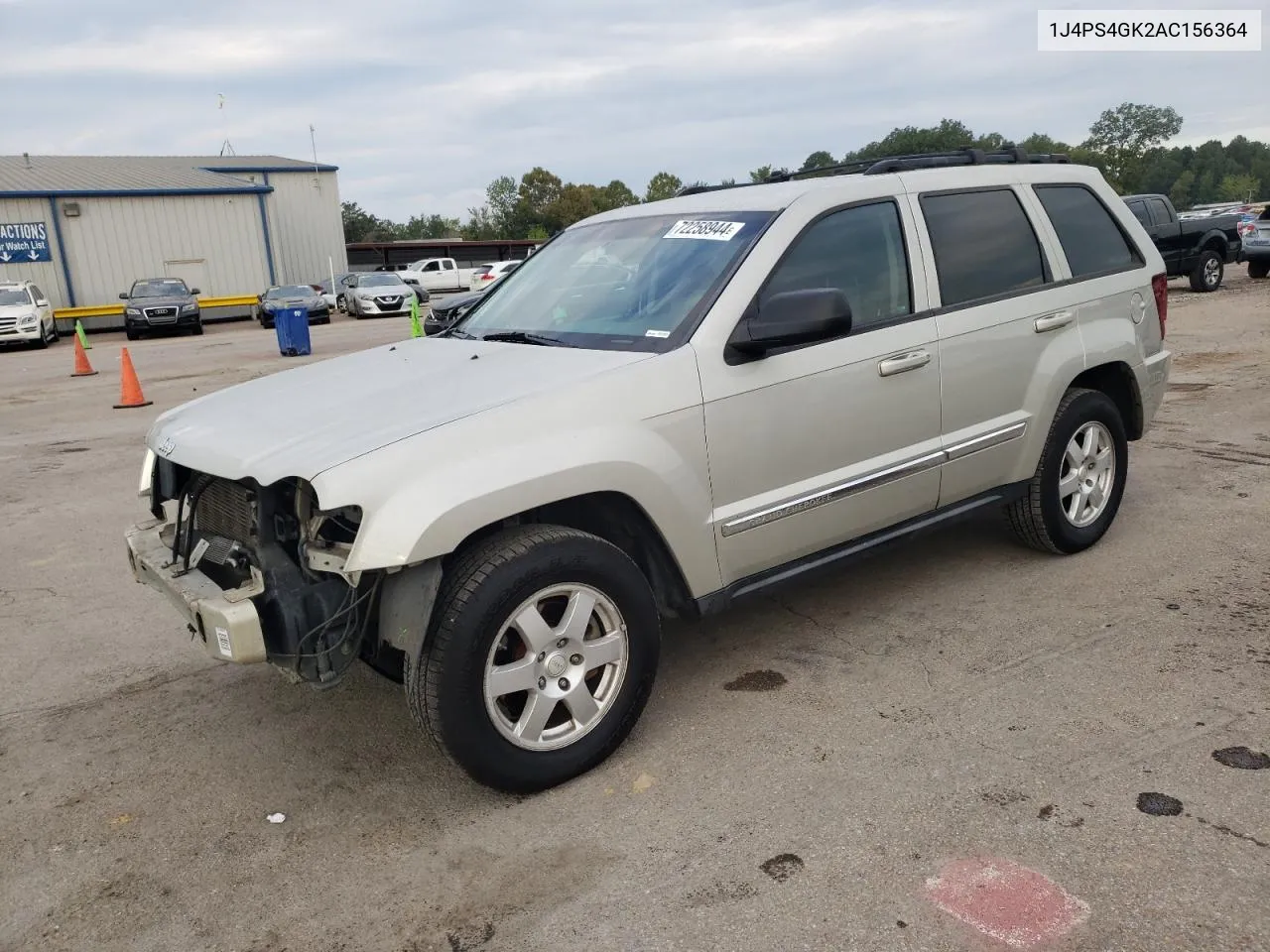 2010 Jeep Grand Cherokee Laredo VIN: 1J4PS4GK2AC156364 Lot: 72258944