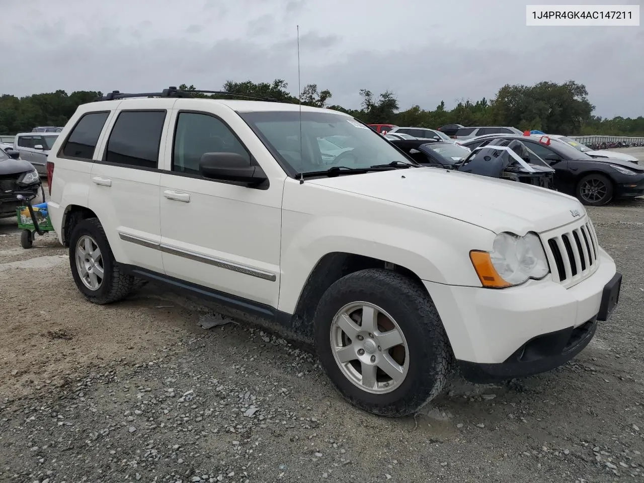 2010 Jeep Grand Cherokee Laredo VIN: 1J4PR4GK4AC147211 Lot: 72738684