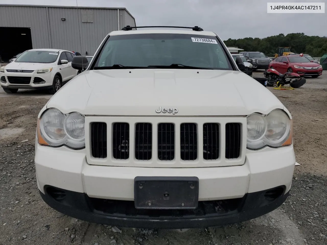 2010 Jeep Grand Cherokee Laredo VIN: 1J4PR4GK4AC147211 Lot: 72738684