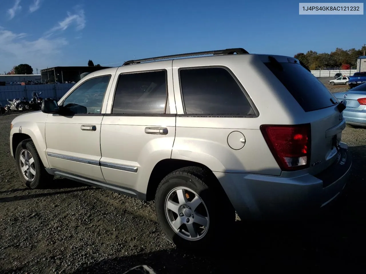 2010 Jeep Grand Cherokee Laredo VIN: 1J4PS4GK8AC121232 Lot: 80798944