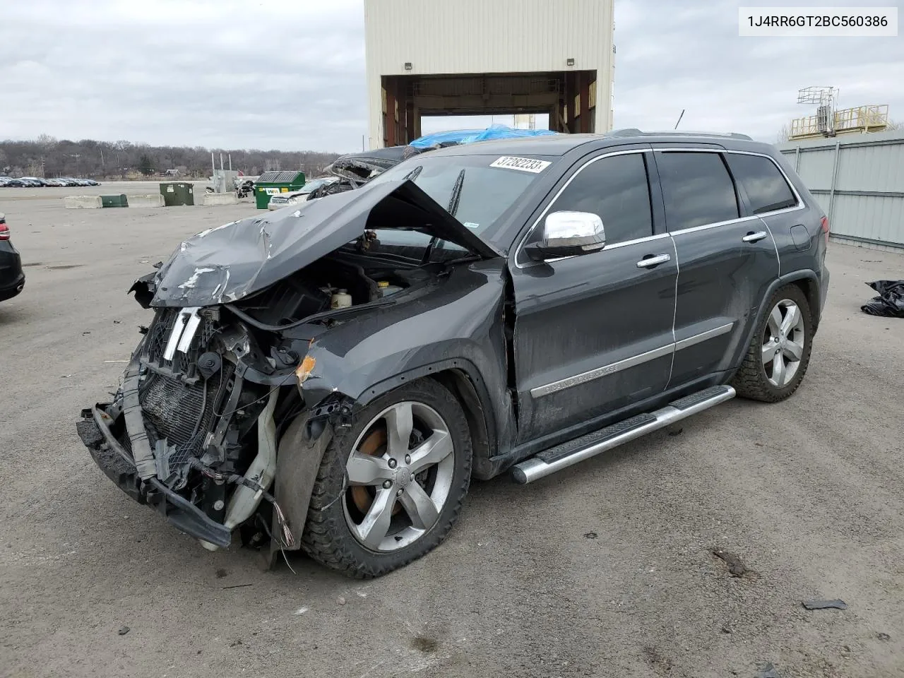 2011 Jeep Grand Cherokee Overland VIN: 1J4RR6GT2BC560386 Lot: 37282233