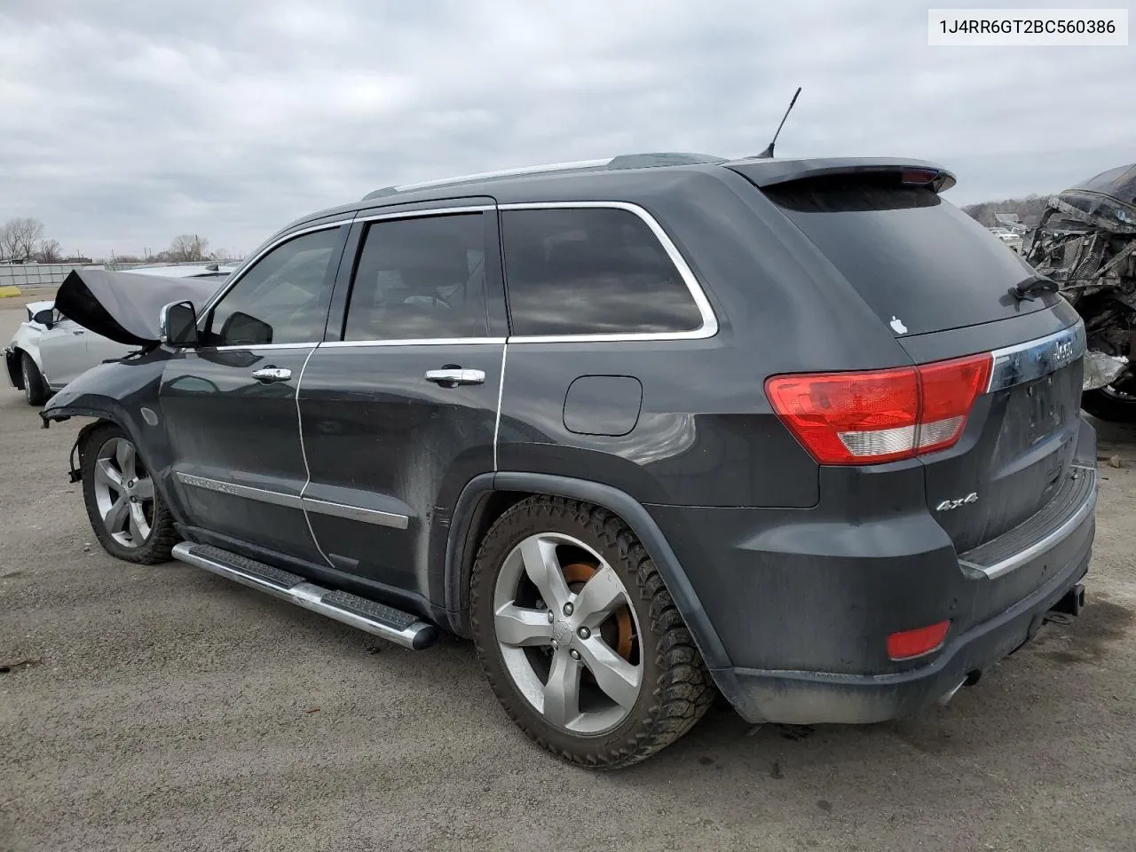 2011 Jeep Grand Cherokee Overland VIN: 1J4RR6GT2BC560386 Lot: 37282233