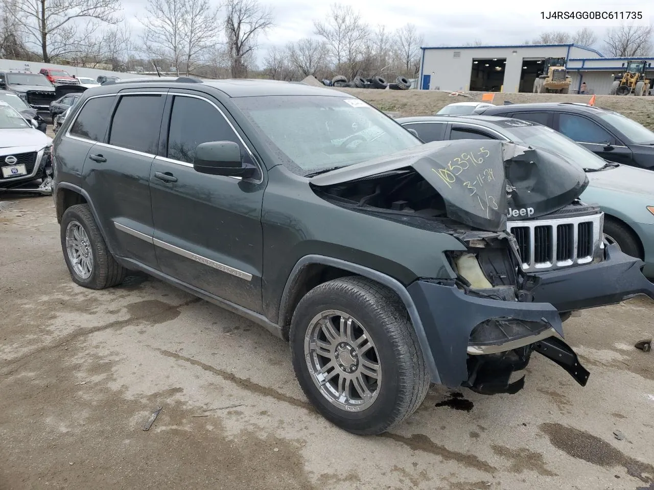 2011 Jeep Grand Cherokee Laredo VIN: 1J4RS4GG0BC611735 Lot: 48044644