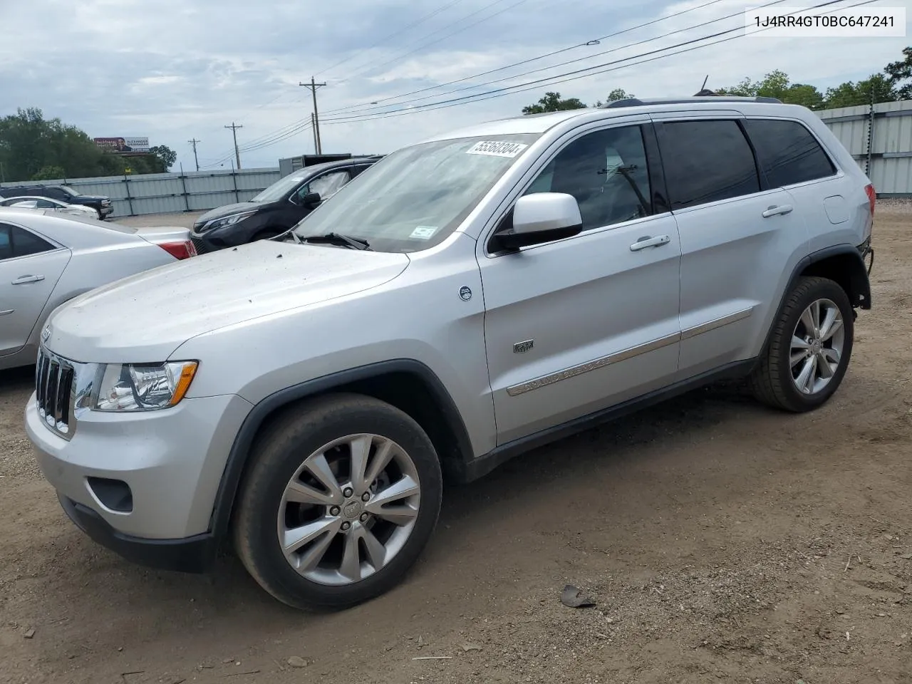 2011 Jeep Grand Cherokee Laredo VIN: 1J4RR4GT0BC647241 Lot: 55360304