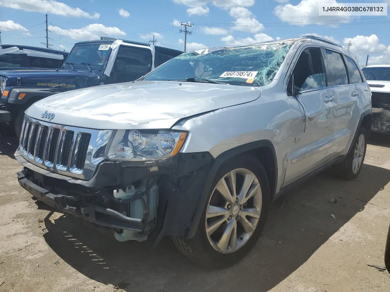 2011 Jeep Grand Cherokee Laredo VIN: 1J4RR4GG3BC678132 Lot: 56079874