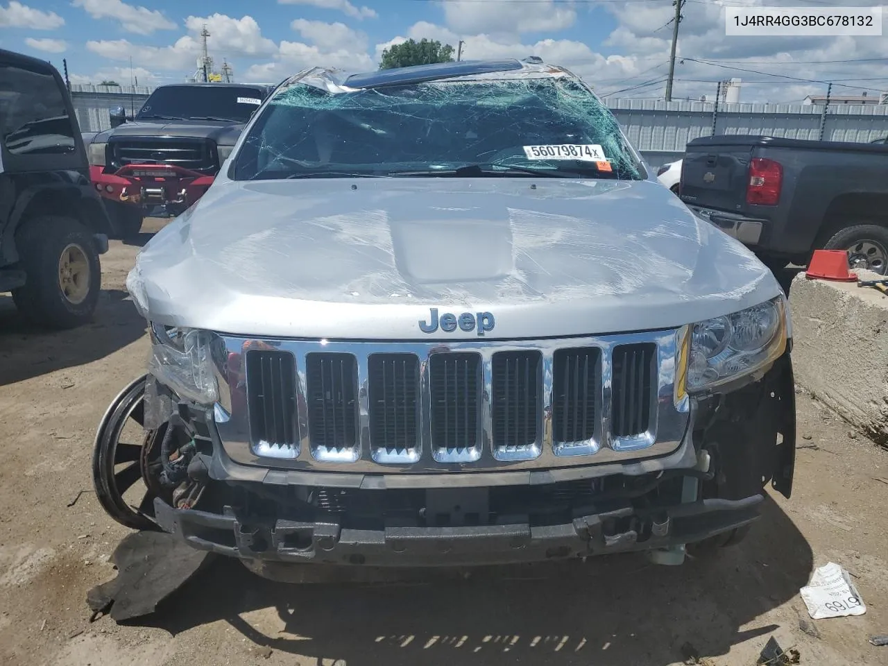 2011 Jeep Grand Cherokee Laredo VIN: 1J4RR4GG3BC678132 Lot: 56079874