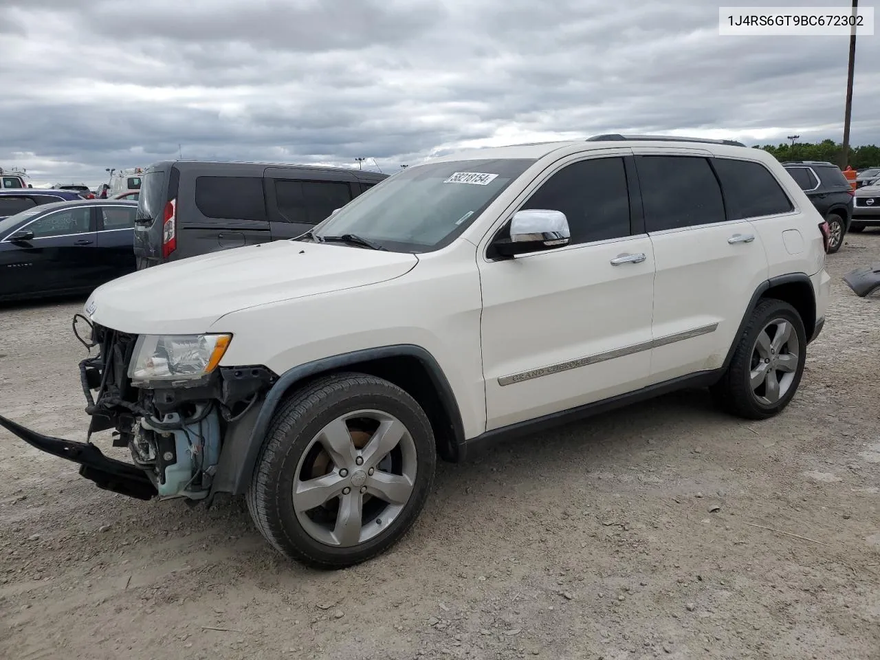 2011 Jeep Grand Cherokee Overland VIN: 1J4RS6GT9BC672302 Lot: 58218154