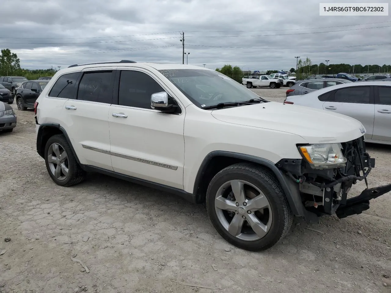 2011 Jeep Grand Cherokee Overland VIN: 1J4RS6GT9BC672302 Lot: 58218154