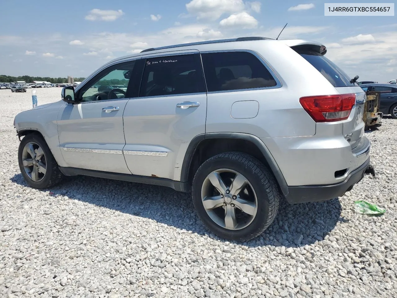 2011 Jeep Grand Cherokee Overland VIN: 1J4RR6GTXBC554657 Lot: 58919874