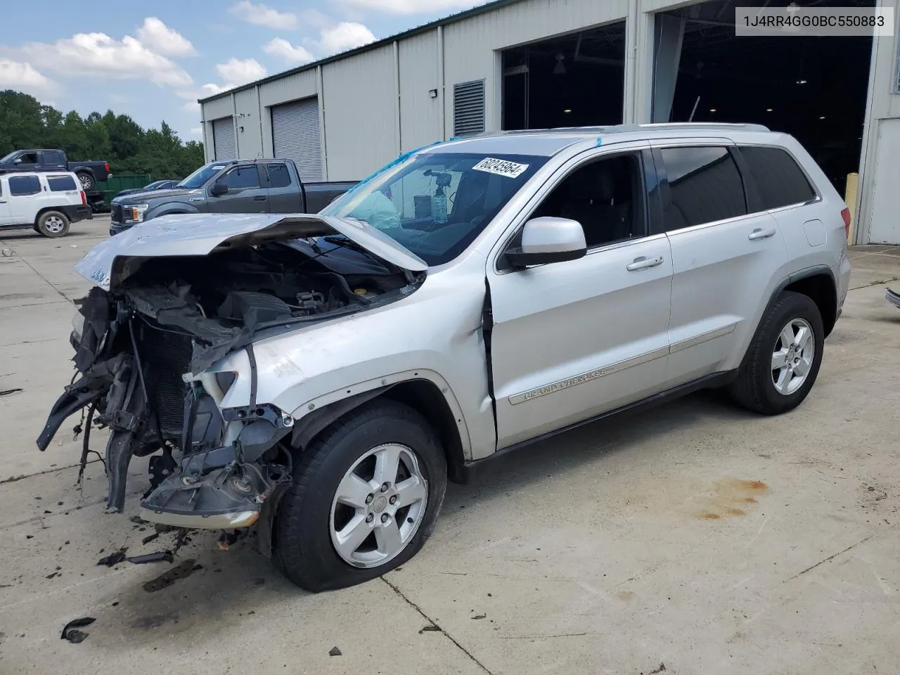 1J4RR4GG0BC550883 2011 Jeep Grand Cherokee Laredo